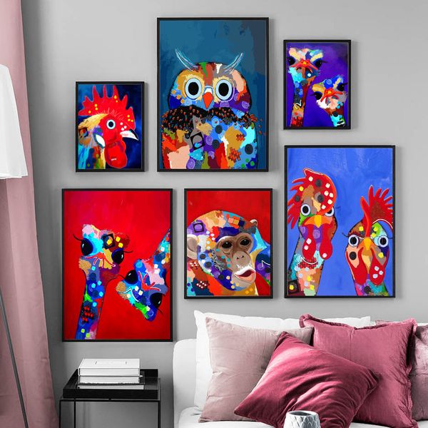 wall art canvas painting abstract oil painting lion owl rooster nordic posters and prints wall pictures for living room decor
wall art canvas painting abstract oil painting lion owl rooster nordic posters and prints wall pictures for living room decor