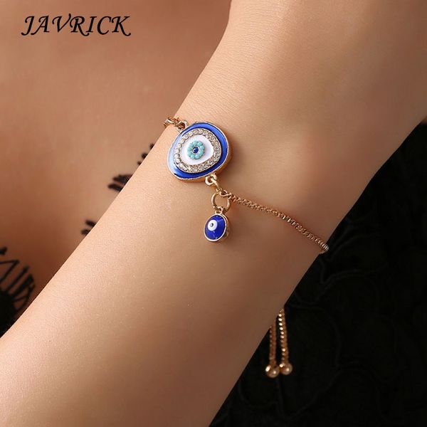 turkish lucky blue crystal eye bracelets handmade gold chains lucky jewelry, Black
turkish lucky blue crystal eye bracelets handmade gold chains lucky jewelry, Black