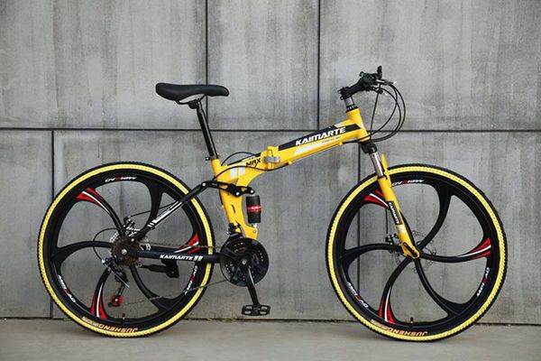 26 24 inch folding mountain bike city comfortable student variable speed six cutter wheel double shock absorption disc brake bike
26 24 inch folding mountain bike city comfortable student variable speed six cutter wheel double shock absorption disc brake bike