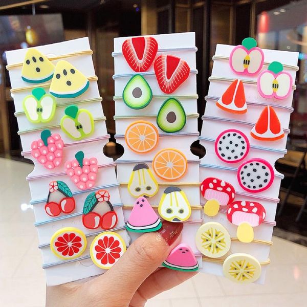 10pcs/bag cute cartoon fruit flower elastic hair rubber bands for children kids girls scrunchie tie hair ring rope accessories, Slivery;white
10pcs/bag cute cartoon fruit flower elastic hair rubber bands for children kids girls scrunchie tie hair ring rope accessories, Slivery;white