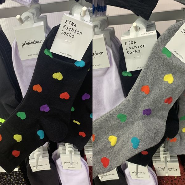 women's medium cotton medium korean dongdaemun colorful love sweet mid-tube flat-mouth cotton socks mid-tube socks etna olrzh, Black
women's medium cotton medium korean dongdaemun colorful love sweet mid-tube flat-mouth cotton socks mid-tube socks etna olrzh, Black