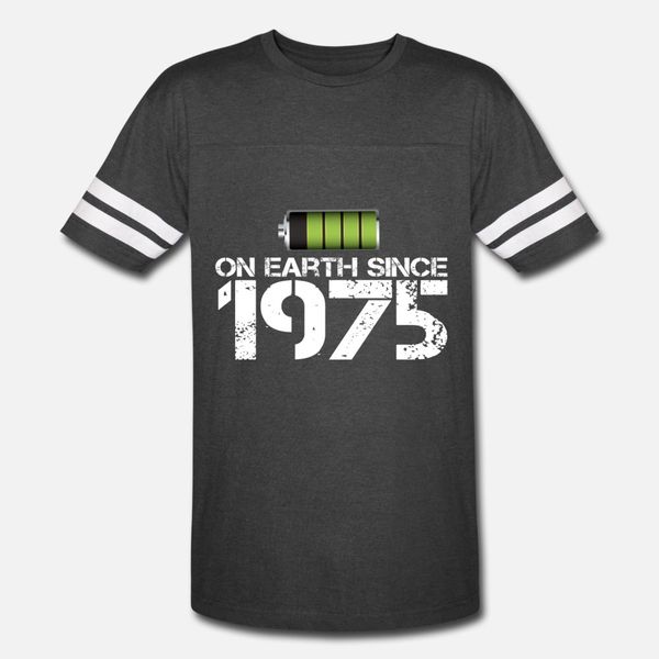 on earth since 1975 t shirt men customize cotton plus size 3xl slim famous funny summer style leisure shirt
on earth since 1975 t shirt men customize cotton plus size 3xl slim famous funny summer style leisure shirt