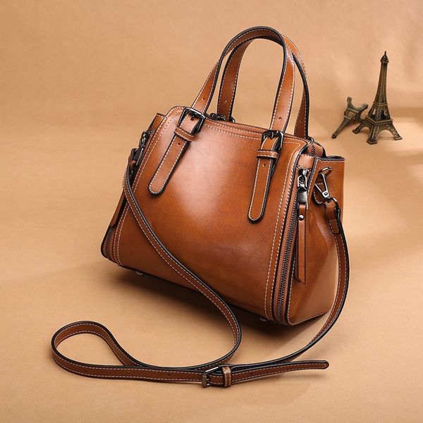 new tote bag, ladies handbag, european and american style leather handbag, waxed leather fashion shoulder handbag
new tote bag, ladies handbag, european and american style leather handbag, waxed leather fashion shoulder handbag