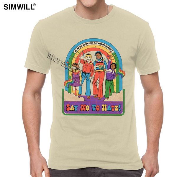 the rainbow door t shirt men say no to hate tees crew neck short sleeves humor cartoon t-shirt brand designer cotton clothes
the rainbow door t shirt men say no to hate tees crew neck short sleeves humor cartoon t-shirt brand designer cotton clothes