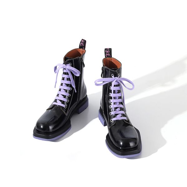 boots zapatos de mujer women shoes fashion leather personality 2021 designers genuine, Black
boots zapatos de mujer women shoes fashion leather personality 2021 designers genuine, Black