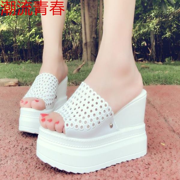 summer fashion women lady's slippers wedges platform high heel toe ladies casual comfortable slippers size 34-38, Black
summer fashion women lady's slippers wedges platform high heel toe ladies casual comfortable slippers size 34-38, Black