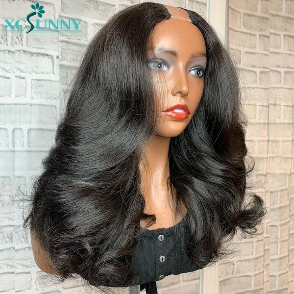 lace wigs wavy u part wig human hair 200 density remy brazilian upart for black women middle or side xcsunny, Black;brown
lace wigs wavy u part wig human hair 200 density remy brazilian upart for black women middle or side xcsunny, Black;brown