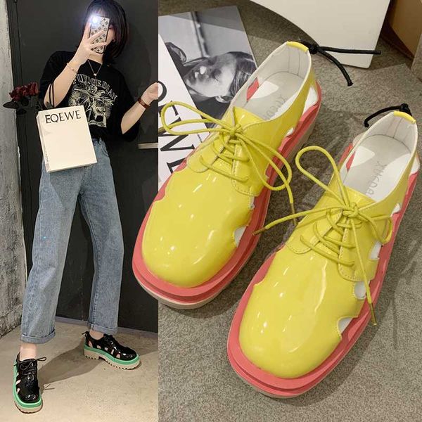 classic fashion women single shoes thick bottom casual shoes comfortable cutout popular high quality, Black
classic fashion women single shoes thick bottom casual shoes comfortable cutout popular high quality, Black