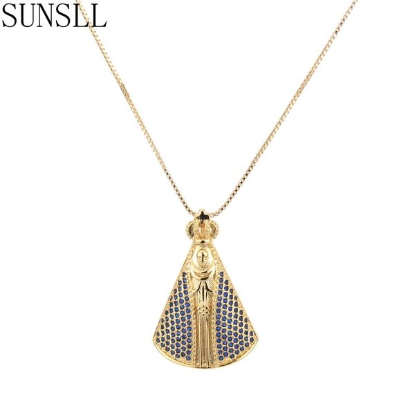 sunsll selling handmade gold copper blue cubic zirconia delicate pendant necklace for women jewelry party colar feminina, Silver
sunsll selling handmade gold copper blue cubic zirconia delicate pendant necklace for women jewelry party colar feminina, Silver