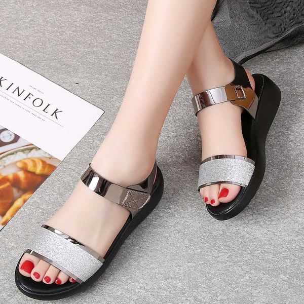 2020 woman summer sandals ladies cross tied solid flats women's flock light slip on shoes female open toe footwear beach shoes, Black
2020 woman summer sandals ladies cross tied solid flats women's flock light slip on shoes female open toe footwear beach shoes, Black