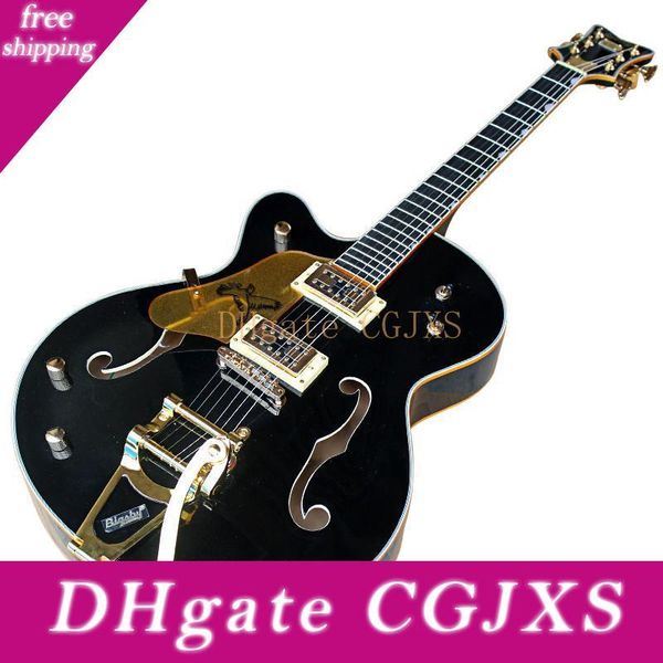 left-handed semi-hollow body golden hardware 2 pickups electric guitar with big tremolo bridge,rosewood fingerboard,can be customized
left-handed semi-hollow body golden hardware 2 pickups electric guitar with big tremolo bridge,rosewood fingerboard,can be customized