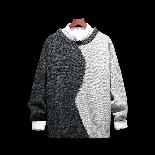 new man o-neck sweaters men fashion autumn winter patchwork knitted quality pullovers men casual sweater -5xl, White;black
new man o-neck sweaters men fashion autumn winter patchwork knitted quality pullovers men casual sweater -5xl, White;black