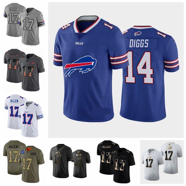 17 josh allen 14 stefon digg 2020 men's buffalo bills jersey salute to service limited black golden football jersey 0903, Black;red
17 josh allen 14 stefon digg 2020 men's buffalo bills jersey salute to service limited black golden football jersey 0903, Black;red