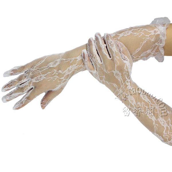 five fingers gloves fashion women mesh lace mid length ladies novelty mittens with nightclub party performance, Blue;gray
five fingers gloves fashion women mesh lace mid length ladies novelty mittens with nightclub party performance, Blue;gray