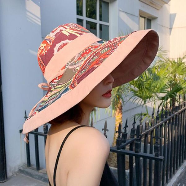 sun hats for women floppy wide brim printed oversized sun hat summer outdoor protection hat boho beach holiday cap ladies m6, Blue;gray
sun hats for women floppy wide brim printed oversized sun hat summer outdoor protection hat boho beach holiday cap ladies m6, Blue;gray