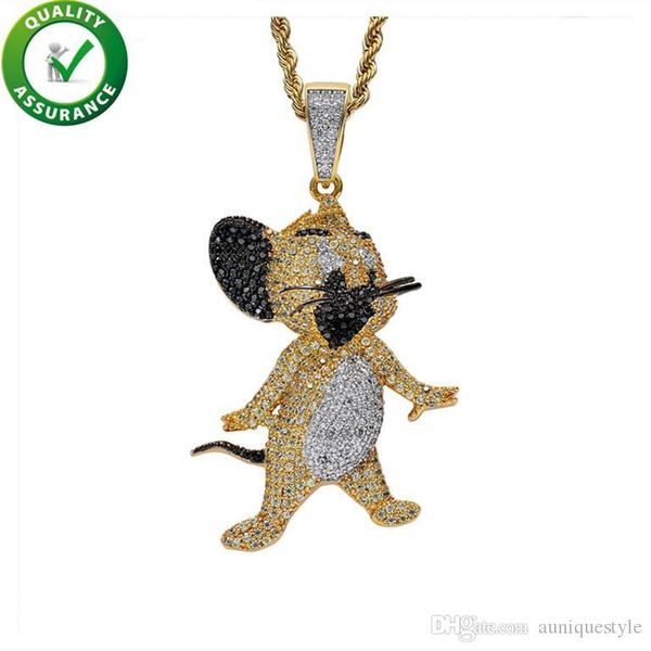 luxury designer necklace mens jewelry iced out pendant hip hip bling diamond mens gold chain pendants cute rat rapper fashion accessories, Silver
luxury designer necklace mens jewelry iced out pendant hip hip bling diamond mens gold chain pendants cute rat rapper fashion accessories, Silver