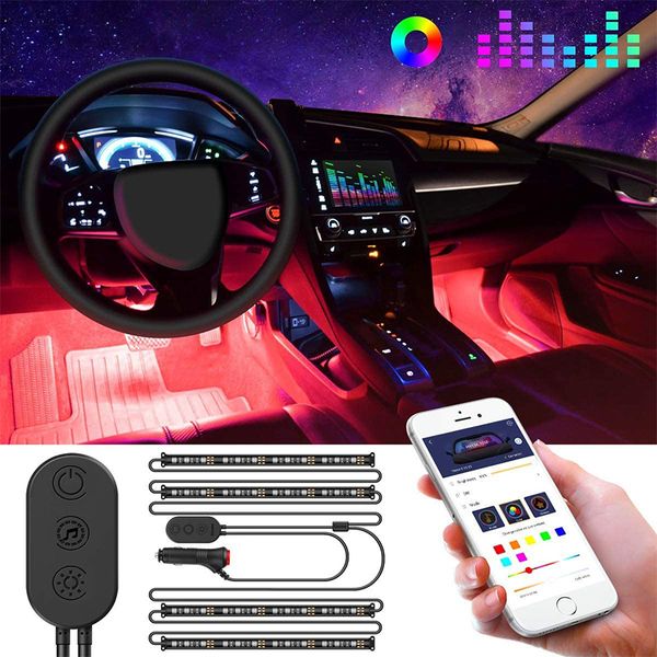 car light led strip lights colors car styling decorative atmosphere lamps interior light with remote 12v 4pcs enclosure lamp
car light led strip lights colors car styling decorative atmosphere lamps interior light with remote 12v 4pcs enclosure lamp