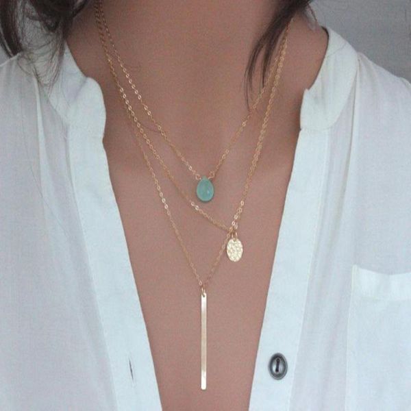 chains natural stone water drop multilayer necklace boho style 2021 fashion net red tassel jewelry good gifts for girls, Silver
chains natural stone water drop multilayer necklace boho style 2021 fashion net red tassel jewelry good gifts for girls, Silver