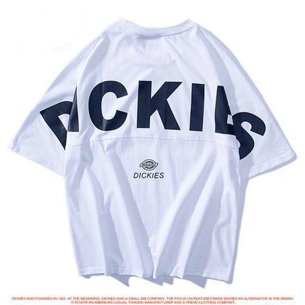 men and women dk round neck hip-hop loose short-sleeved cotton t-shirts tees, White;black
men and women dk round neck hip-hop loose short-sleeved cotton t-shirts tees, White;black