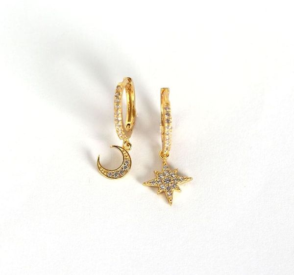 shanice new delicate small star earring 100% 925 sterling silver shining cz zircon stars moon pendant stud earrings for01, Golden;silver
shanice new delicate small star earring 100% 925 sterling silver shining cz zircon stars moon pendant stud earrings for01, Golden;silver