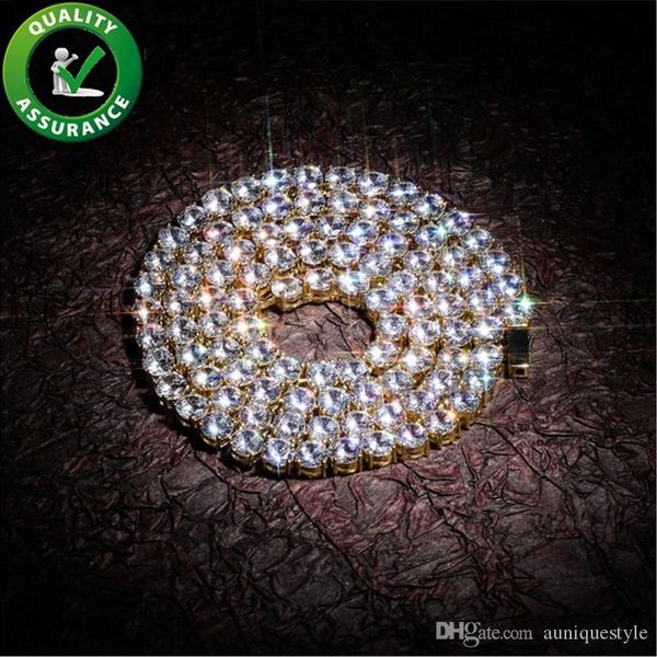 Iced Out Chains Hip Hop Jewelry Men 6MM Bling Diamond Tennis Chain Cuban Link Luxury Designer Necklace Hiphop Rapper Fashion Boy Accessories
Iced Out Chains Hip Hop Jewelry Men 6MM Bling Diamond Tennis Chain Cuban Link Luxury Designer Necklace Hiphop Rapper Fashion Boy Accessories