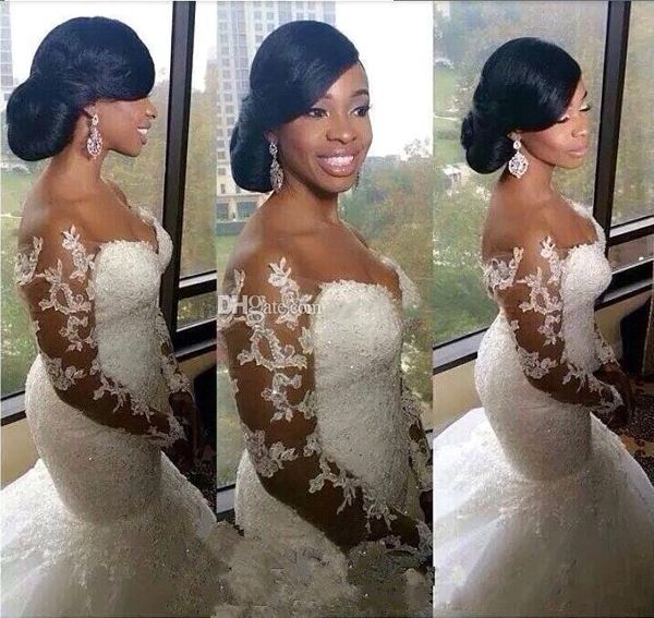 Berta Mermaid Wedding Dresses Winter 2019 Sexy Lace Open Back Off Shoulder Vintage Long Sleeves Plus Size Fall Sequins Puffy Bridal Gowns
Berta Mermaid Wedding Dresses Winter 2019 Sexy Lace Open Back Off Shoulder Vintage Long Sleeves Plus Size Fall Sequins Puffy Bridal Gowns