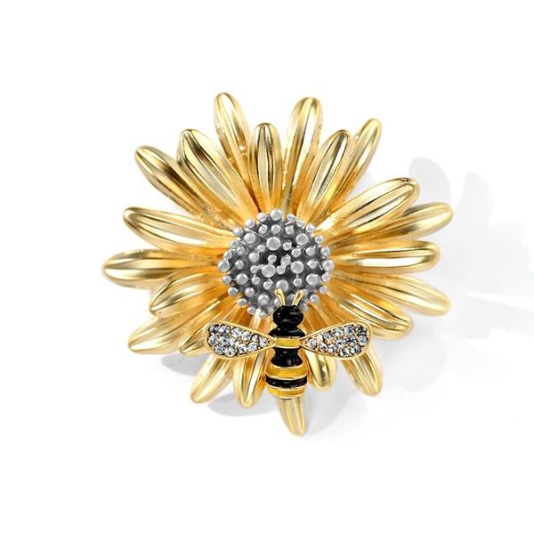 bee enamel women suit flower pin brooch scarf fashion brooches wedding daisy clip jewelry gold crystal sweater accessories bvycq whole2019, Gray
bee enamel women suit flower pin brooch scarf fashion brooches wedding daisy clip jewelry gold crystal sweater accessories bvycq whole2019, Gray