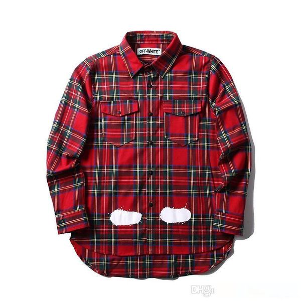 europe and the united states womens blouses fall twill printed shirts for men and women lovers red cotton shirts, White 
europe and the united states womens blouses fall twill printed shirts for men and women lovers red cotton shirts, White