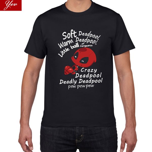 soft deadpool mens funny t-shirt sheldon cooper mash up parody fashion orginal tshirt men cotton short sleeve t shirt homme