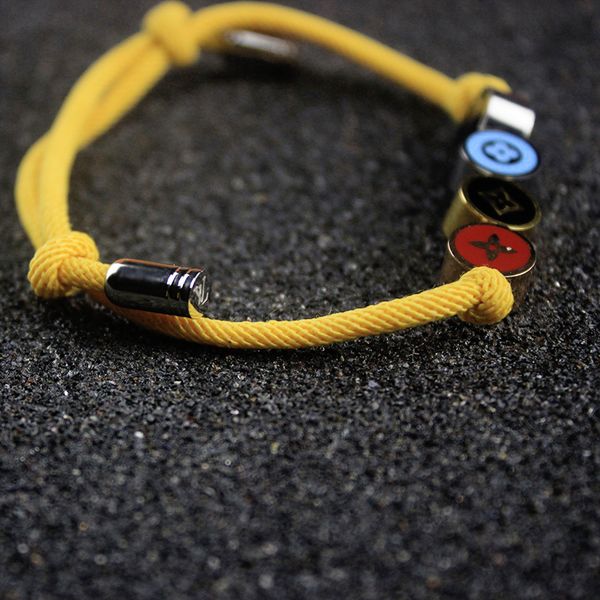 france women yellow rope bracelet titanium rope bangles bracelet ins jewelry, Black 
france women yellow rope bracelet titanium rope bangles bracelet ins jewelry, Black