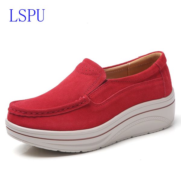 2020 spring women platform flats shoes slip on leather suede sneakers lightweight chaussure femme creepers moccasins woman, Black
2020 spring women platform flats shoes slip on leather suede sneakers lightweight chaussure femme creepers moccasins woman, Black