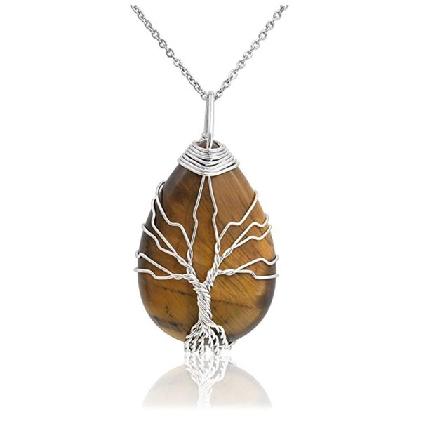 10 pcs silver plated wire wrap water drop green aventurine pendant link chain necklace tiger eye stone jewelry
10 pcs silver plated wire wrap water drop green aventurine pendant link chain necklace tiger eye stone jewelry