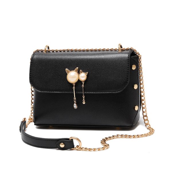bag women's new fashion flow chain small square bag shoulder messenger pu women's