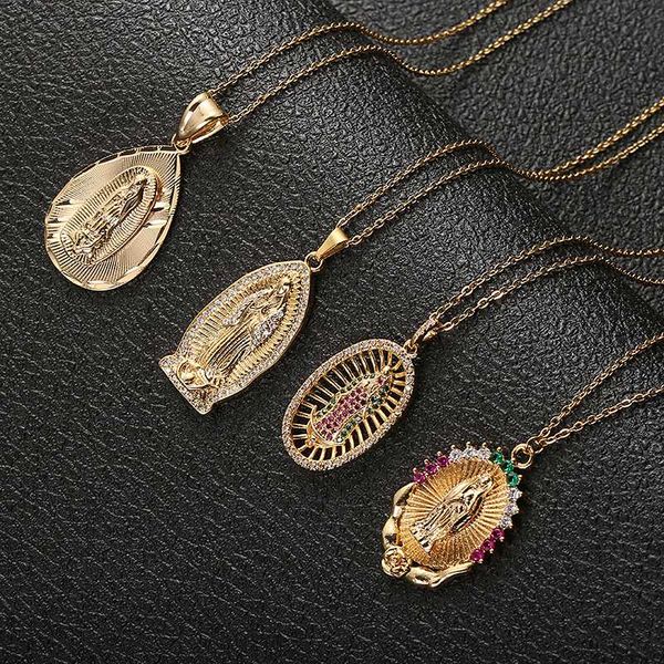 pendant necklaces fooderwerk stainless steel virgin mary necklace gold bijoux crystal women fashion catholic jewelry, Silver
pendant necklaces fooderwerk stainless steel virgin mary necklace gold bijoux crystal women fashion catholic jewelry, Silver