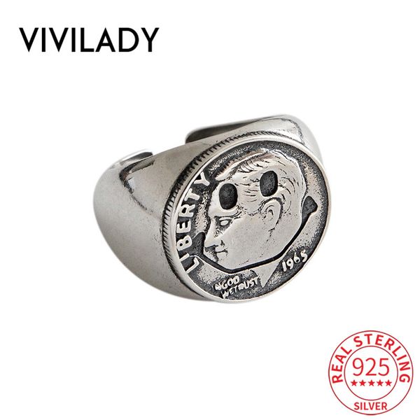 vivilady 100% 925 sterling silver retro ins portrait emboss open women charm ring vintage punk female party fine jewelry bijoux, Golden;silver
vivilady 100% 925 sterling silver retro ins portrait emboss open women charm ring vintage punk female party fine jewelry bijoux, Golden;silver