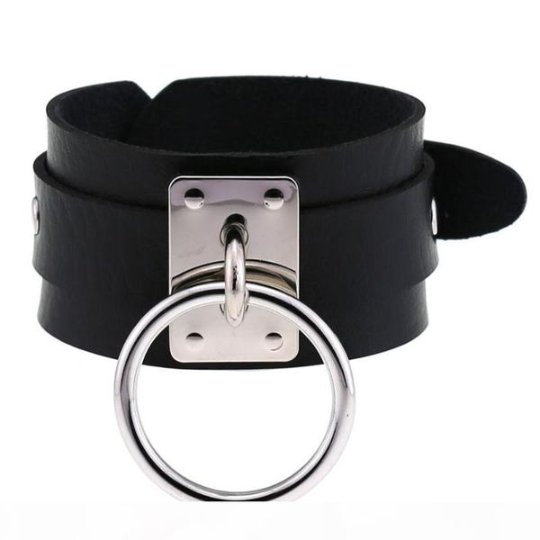 fashion-black leather wristband bracelet cuff goth gothic punk bracelets women men emo metal armbands cosplay jewelry, White
fashion-black leather wristband bracelet cuff goth gothic punk bracelets women men emo metal armbands cosplay jewelry, White