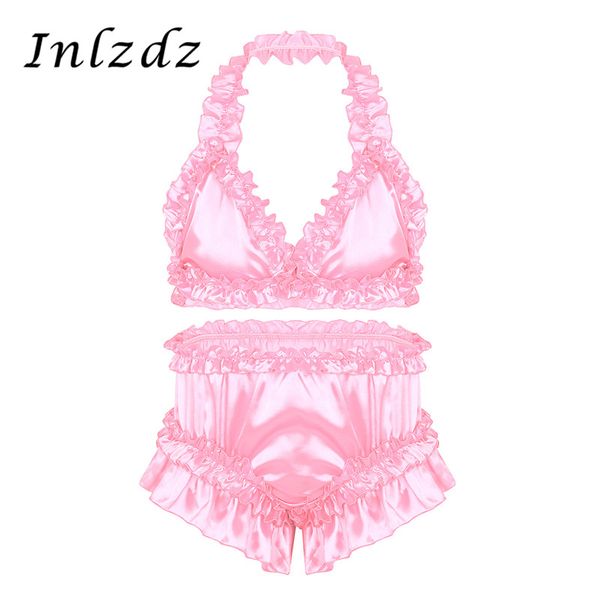 mens sissy crossdresser lingerie suit satin frilly ruffled lingerie set bra with knickers bloomers briefs gay underwear set, Red;black
mens sissy crossdresser lingerie suit satin frilly ruffled lingerie set bra with knickers bloomers briefs gay underwear set, Red;black