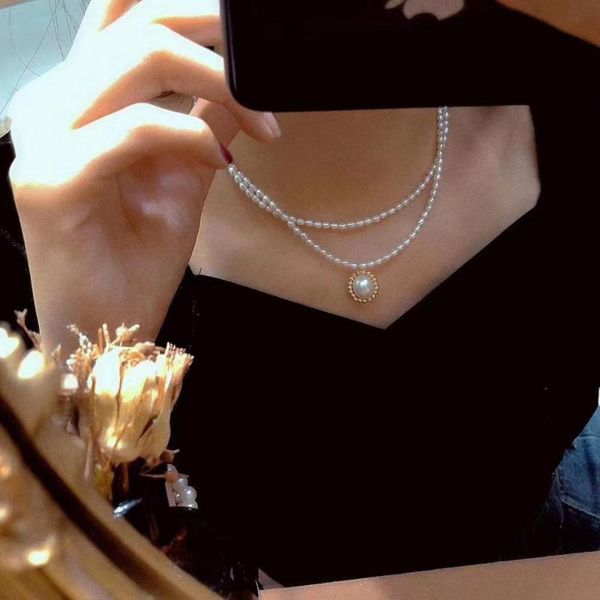 pure natural freshwater pearl necklace 14k gold tandem jewelry necklace pearl handmade wholesale and retail, Silver
pure natural freshwater pearl necklace 14k gold tandem jewelry necklace pearl handmade wholesale and retail, Silver