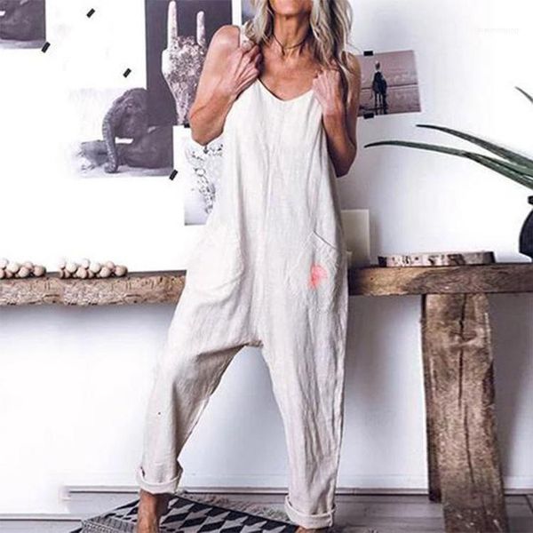 jumpsuits mid waist solid color sleeveless street female clothing v neck womens rompers casual summer womens designer, Black;white
jumpsuits mid waist solid color sleeveless street female clothing v neck womens rompers casual summer womens designer, Black;white