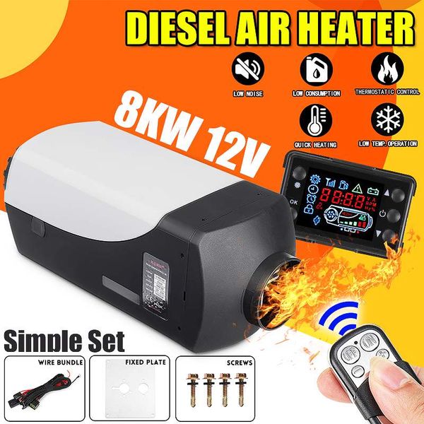8kw 12v diesel air heater car heater parking with remote control lcd monitor for rv, motorhome trailer, trucks, boats
8kw 12v diesel air heater car heater parking with remote control lcd monitor for rv, motorhome trailer, trucks, boats