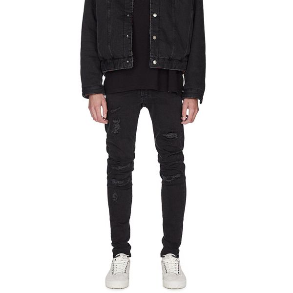 20ss slim-fit stretch denim trousers ripped hole denim jeans skinny pencil pants washed fashion casual high street denim pants hfymkz255, Blue
20ss slim-fit stretch denim trousers ripped hole denim jeans skinny pencil pants washed fashion casual high street denim pants hfymkz255, Blue