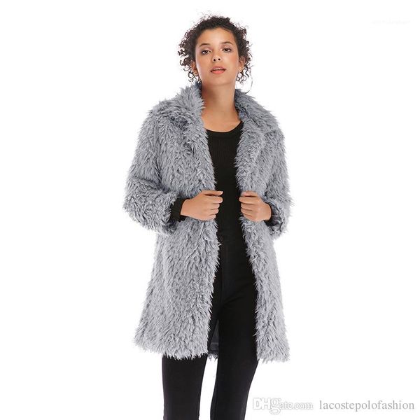 womens long sleeve slim coat donna casual fleece warm clothes designer womens faux fur fashion solid, Black
womens long sleeve slim coat donna casual fleece warm clothes designer womens faux fur fashion solid, Black