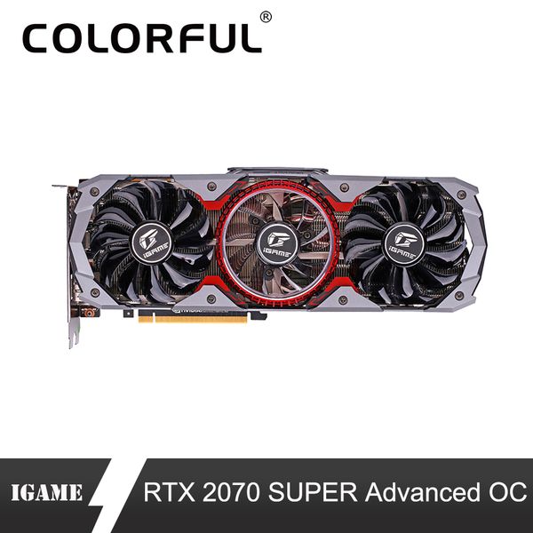 colorful geforce rtx 2070 super graphic card advanced oc gpu gddr6 8g igame video 1605/1770mhz support sli for gaming pc
colorful geforce rtx 2070 super graphic card advanced oc gpu gddr6 8g igame video 1605/1770mhz support sli for gaming pc