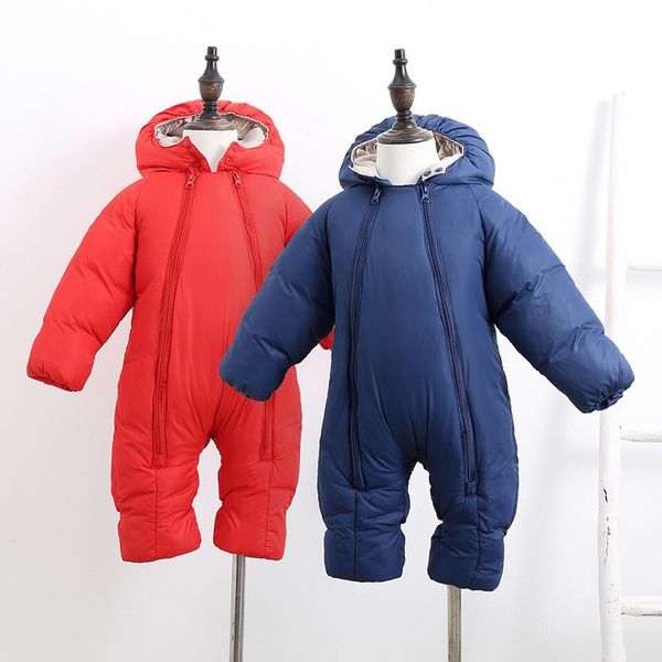 childrenwinter new baby climbing infant jumpsuit boys and girls down clothes, Blue;gray
childrenwinter new baby climbing infant jumpsuit boys and girls down clothes, Blue;gray