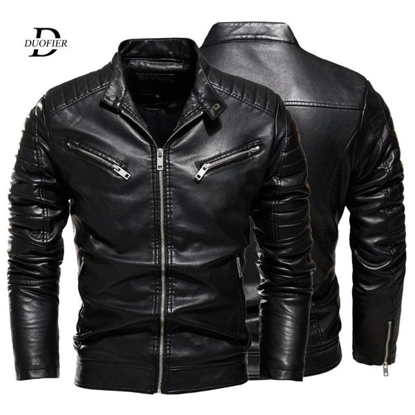 men's fur & faux 2021 winter black leather jacket men lined warm motorcycle slim street fashion biker coat pleated design zipper
men's fur & faux 2021 winter black leather jacket men lined warm motorcycle slim street fashion biker coat pleated design zipper