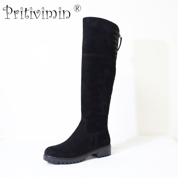 boots pritivimin fn73 ladies kide suede botte femme winter women handmade warm real wool fur lined shoe girl over the knee high, Black
boots pritivimin fn73 ladies kide suede botte femme winter women handmade warm real wool fur lined shoe girl over the knee high, Black