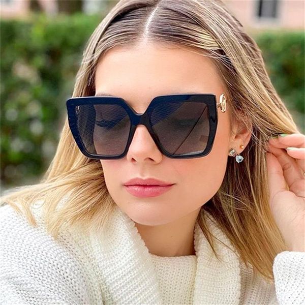 black square women's fashion sunglasses trendy big frame outdoor travel female men shades 2020 designer vintage glasses uv400, White;black
black square women's fashion sunglasses trendy big frame outdoor travel female men shades 2020 designer vintage glasses uv400, White;black