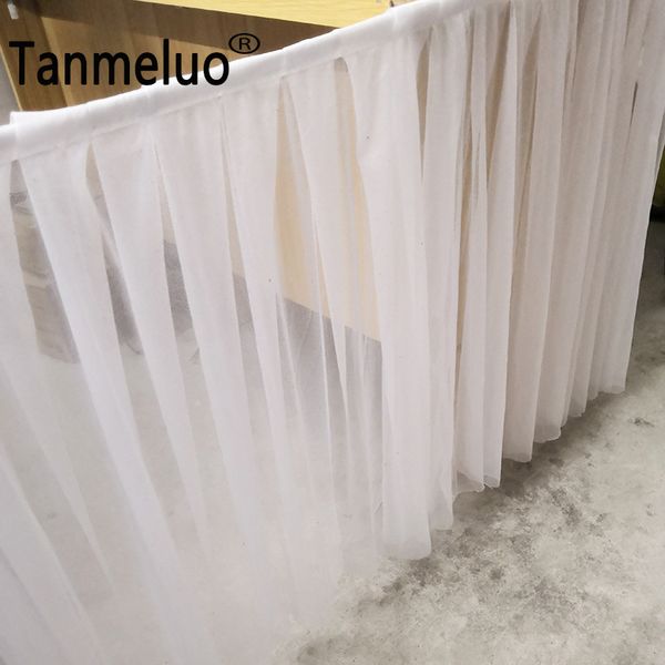 transparent baby shower gauze bridal veil table skirting tulle table skirt for party wedding banquet birthday home decoration
transparent baby shower gauze bridal veil table skirting tulle table skirt for party wedding banquet birthday home decoration