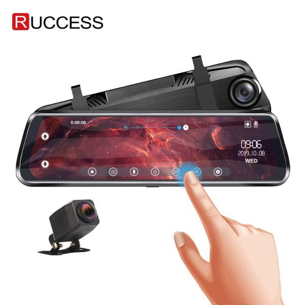 ruccess mirror dvr rear view camera full hd 1080p dash cam dual lens dashcam gps screen stream media 10'' touch screen 2 camera ca
ruccess mirror dvr rear view camera full hd 1080p dash cam dual lens dashcam gps screen stream media 10'' touch screen 2 camera ca