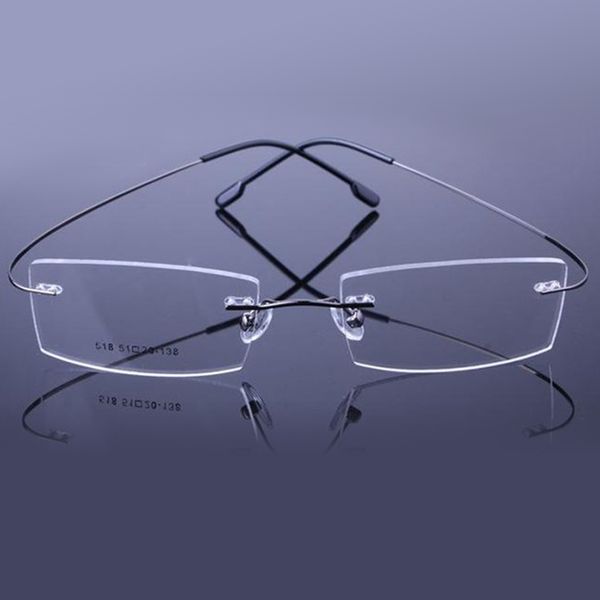 eyesilove 12pcs/lot ultra-light optical glasses frame memory titanium rimless optical frame for myopia prescription glasses, Black
eyesilove 12pcs/lot ultra-light optical glasses frame memory titanium rimless optical frame for myopia prescription glasses, Black